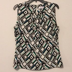 Calvin Klein Sleeveless Blouse